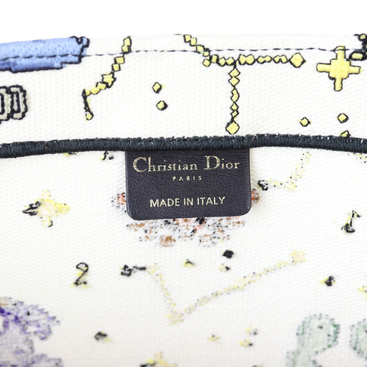 Dior Book Tote Large Pixel Zodiac