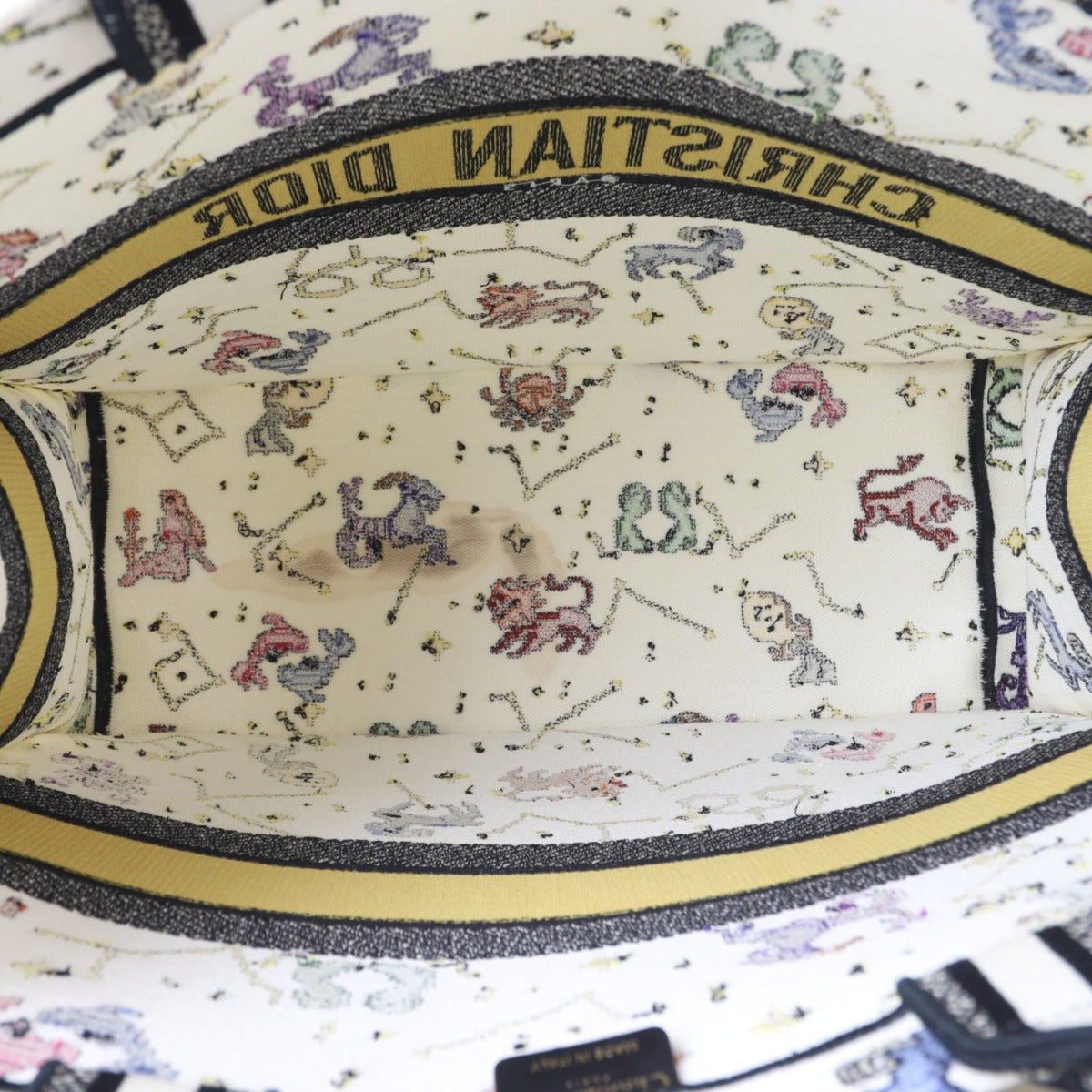 Dior Book Tote Large Pixel Zodiac