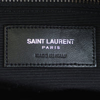 Saint Laurent Matelasse Chevron Monogram Shopping Bag Stamp