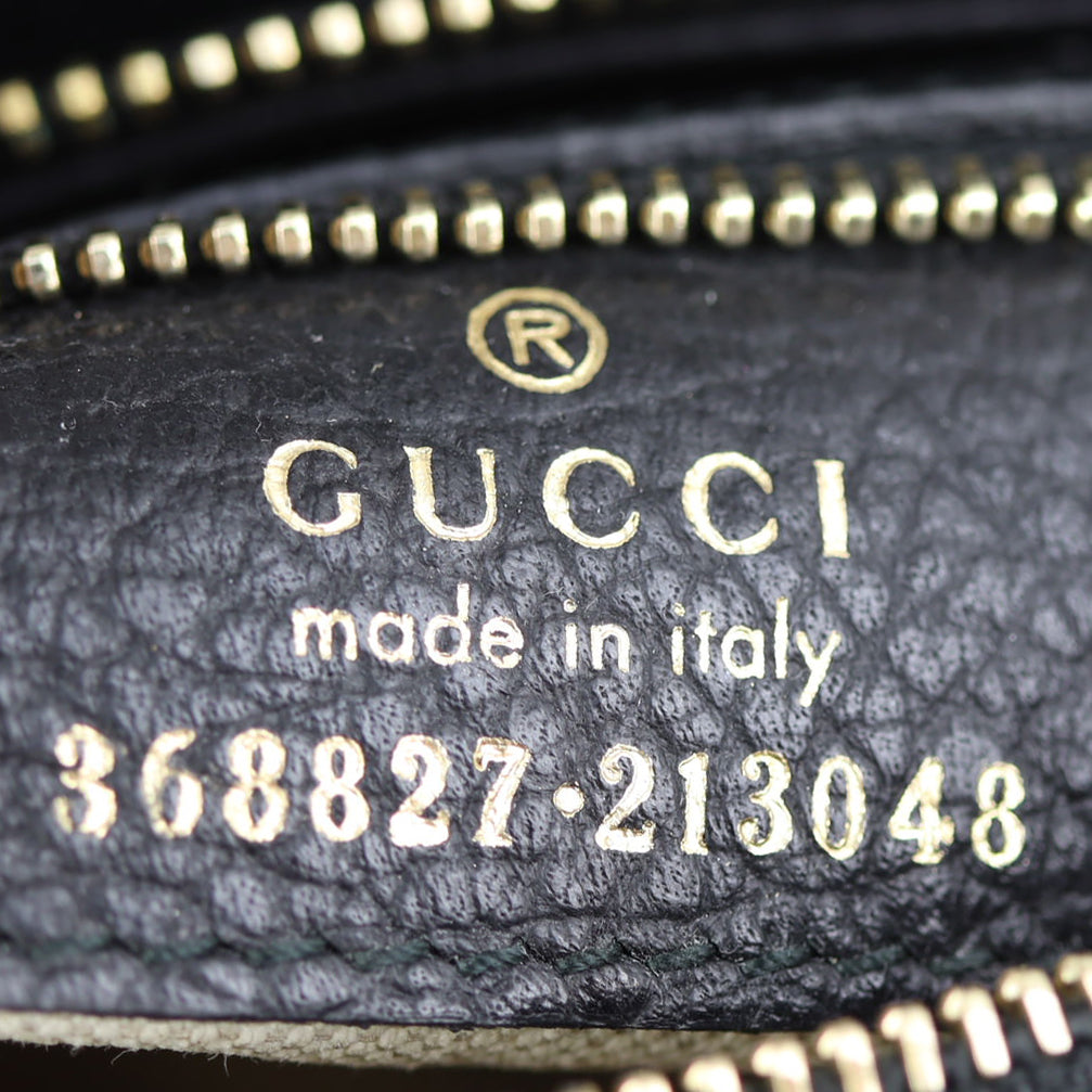 Gucci Swing Mini Leather Tote Made in And Date Code