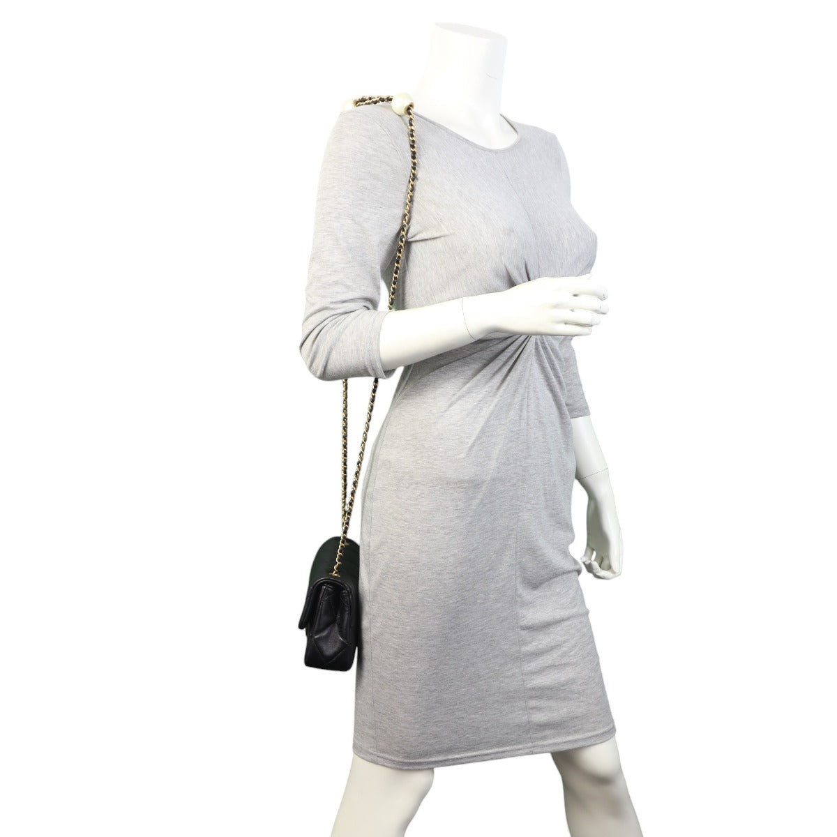 Chanel Double Pearl Mini Flap Bag