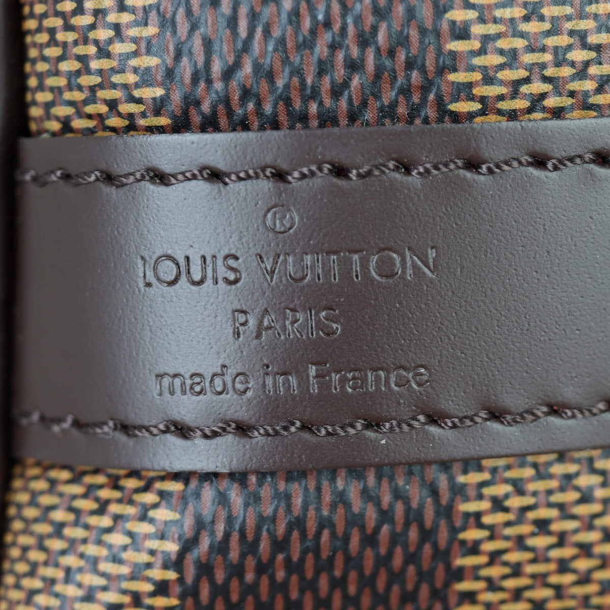 Louis Vuitton Speedy 30 Bandouliere Damier Ebene (hotstamping) Stamp