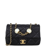 Chanel Double Pearl Mini Flap Bag