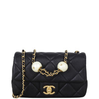 Chanel Double Pearl Mini Flap Bag