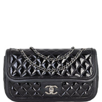 Chanel Classic Twist Flap Bag Patent Medium | Black