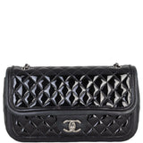Chanel Classic Twist Flap Bag Patent Medium | Black