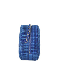 Chanel CC Tweed Mini Round Clutch with Chain