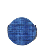 Chanel CC Tweed Mini Round Clutch with Chain