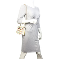 Gucci Linea Ricami Floral Cat Embroidered Shoulder Bag