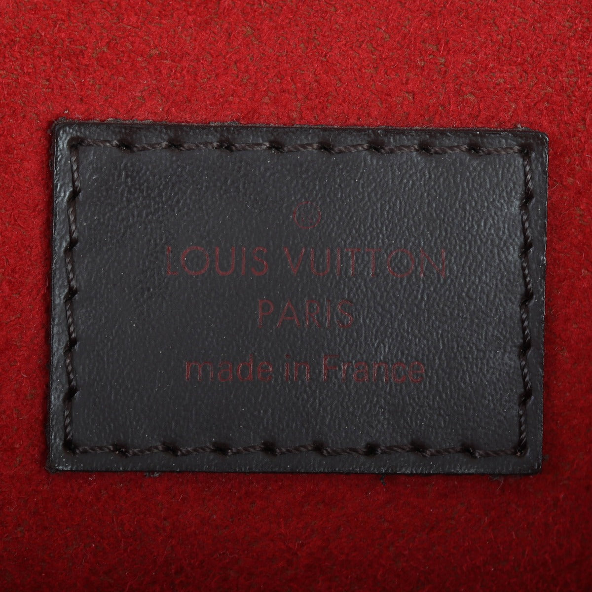 Louis Vuitton Trevi PM Damier Ebene Interior Stamp