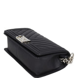 Chanel Boy Old Medium Chevron | Black 22 Series