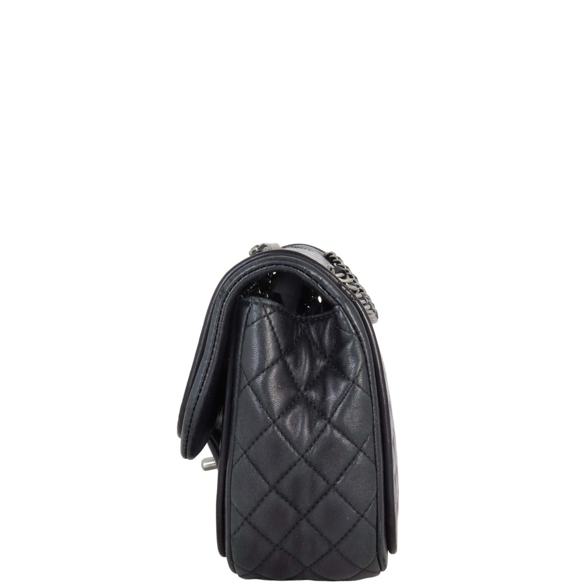 Chanel Classic Twist Flap Bag Patent Medium | Black