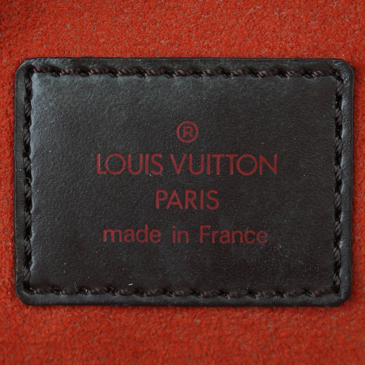 Louis Vuitton Sarria Horizontal Damier Ebene Interior Stamp