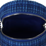 Chanel CC Tweed Mini Round Clutch with Chain