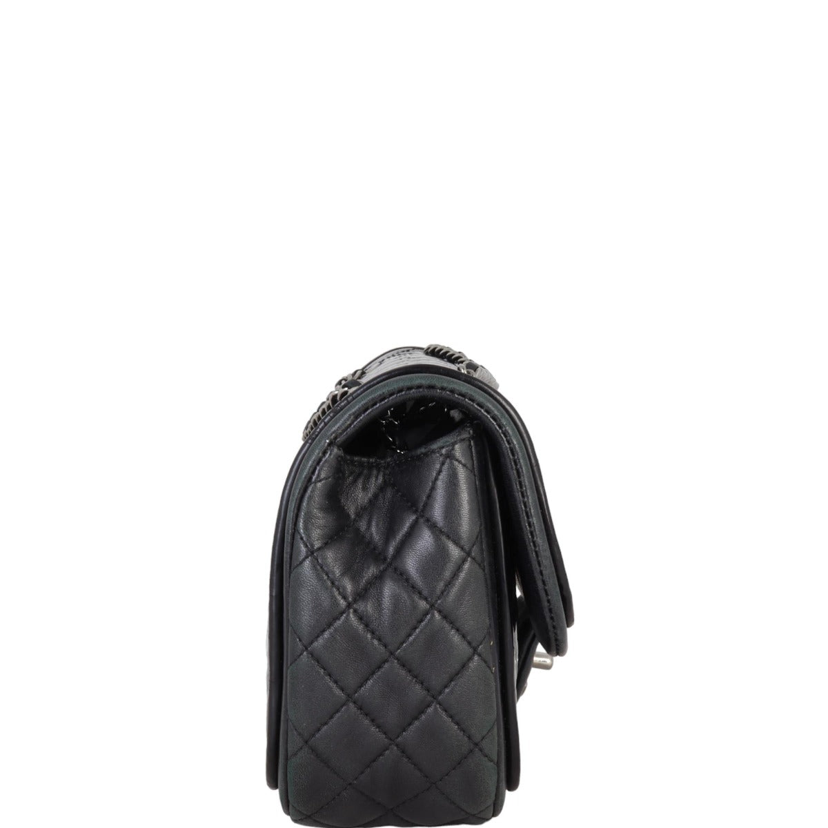 Chanel Classic Twist Flap Bag Patent Medium | Black