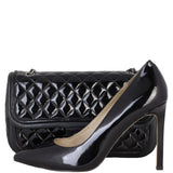 Chanel Classic Twist Flap Bag Patent Medium | Black