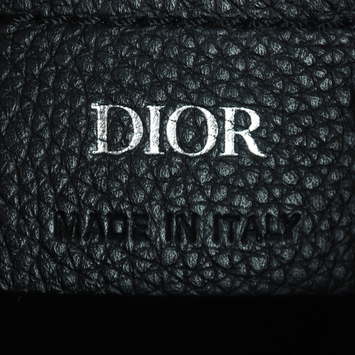 Dior Saddle Pouch Interior Stamp