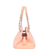Chanel Just Mademoiselle Bowler Bag Medium Patent |  Shell Pink