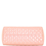 Chanel Just Mademoiselle Bowler Bag Medium Patent |  Shell Pink