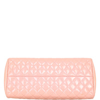 Chanel Just Mademoiselle Bowler Bag Medium Patent |  Shell Pink