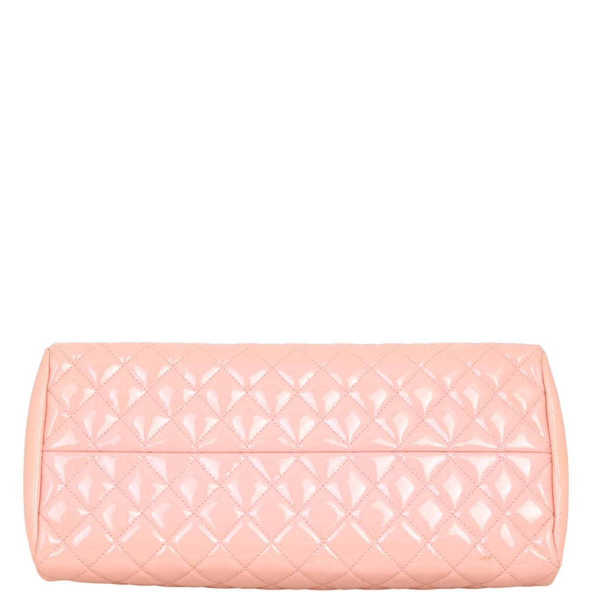 Chanel Just Mademoiselle Bowler Bag Medium Patent |  Shell Pink
