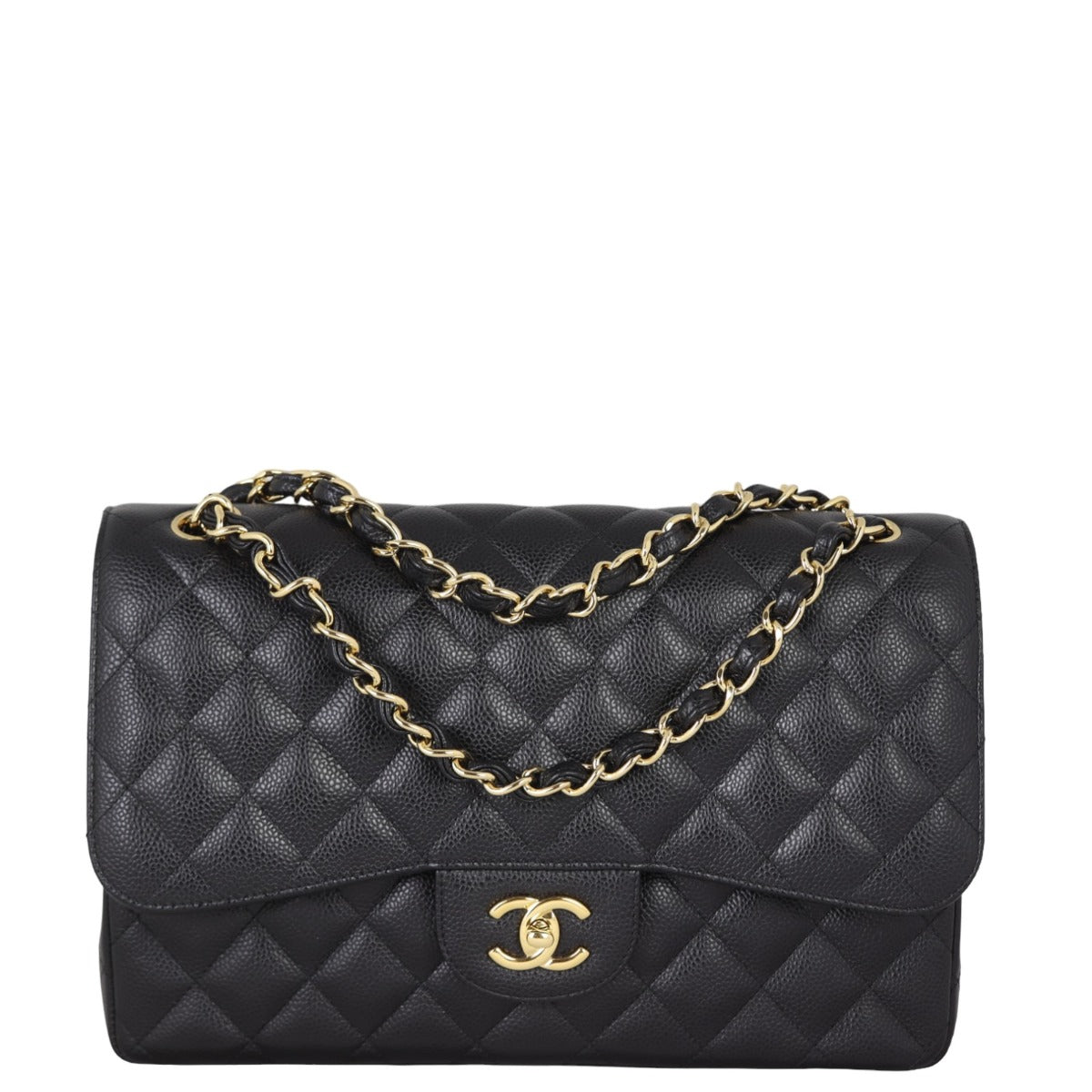 Chanel Classic Double Flap Jumbo | Black GTH