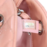 Chanel Just Mademoiselle Bowler Bag Medium Patent |  Shell Pink