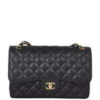 Chanel Classic Double Flap Jumbo | Black GTH