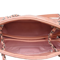 Chanel Just Mademoiselle Bowler Bag Medium Patent |  Shell Pink
