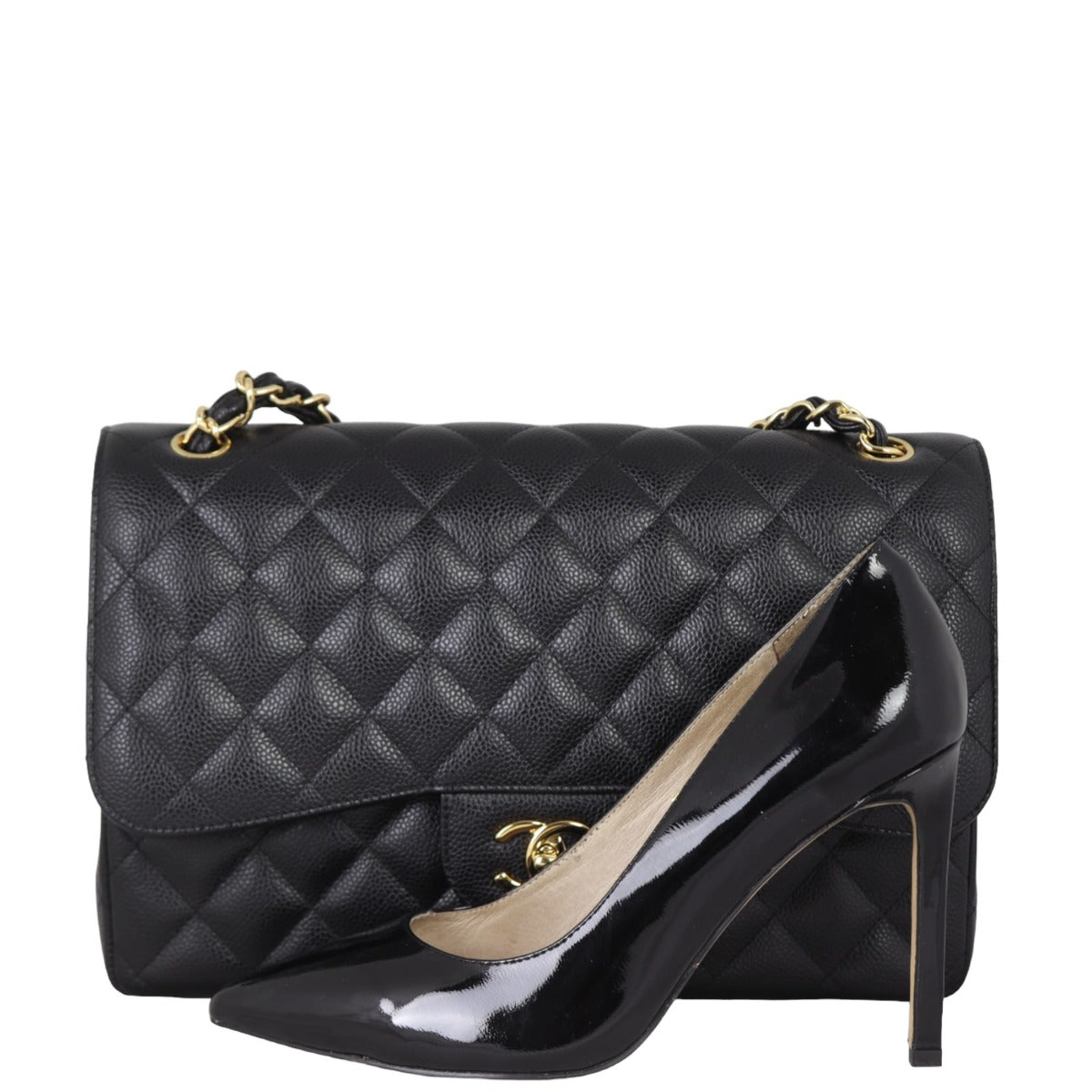 Chanel Classic Double Flap Jumbo | Black GTH