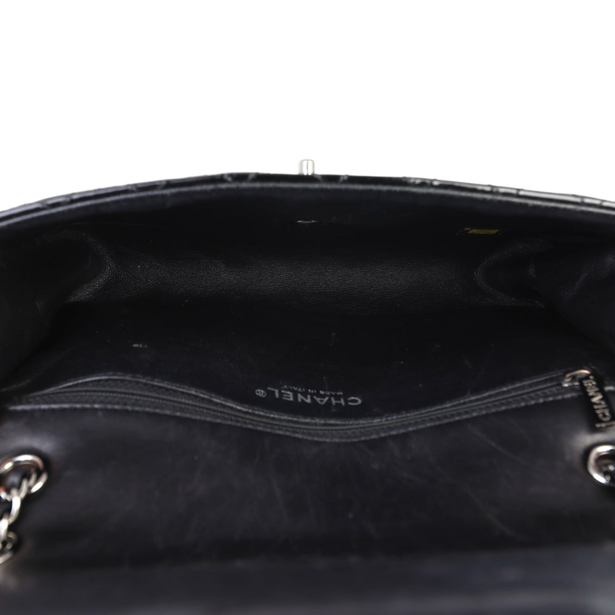 Chanel Classic Twist Flap Bag Patent Medium | Black