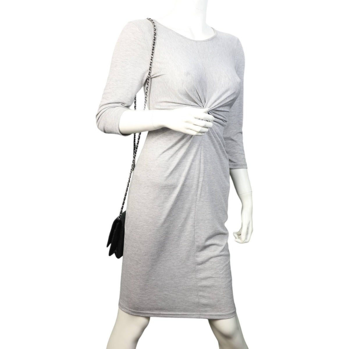 Chanel Classic Wallet on Chain | Black Silver Hardware