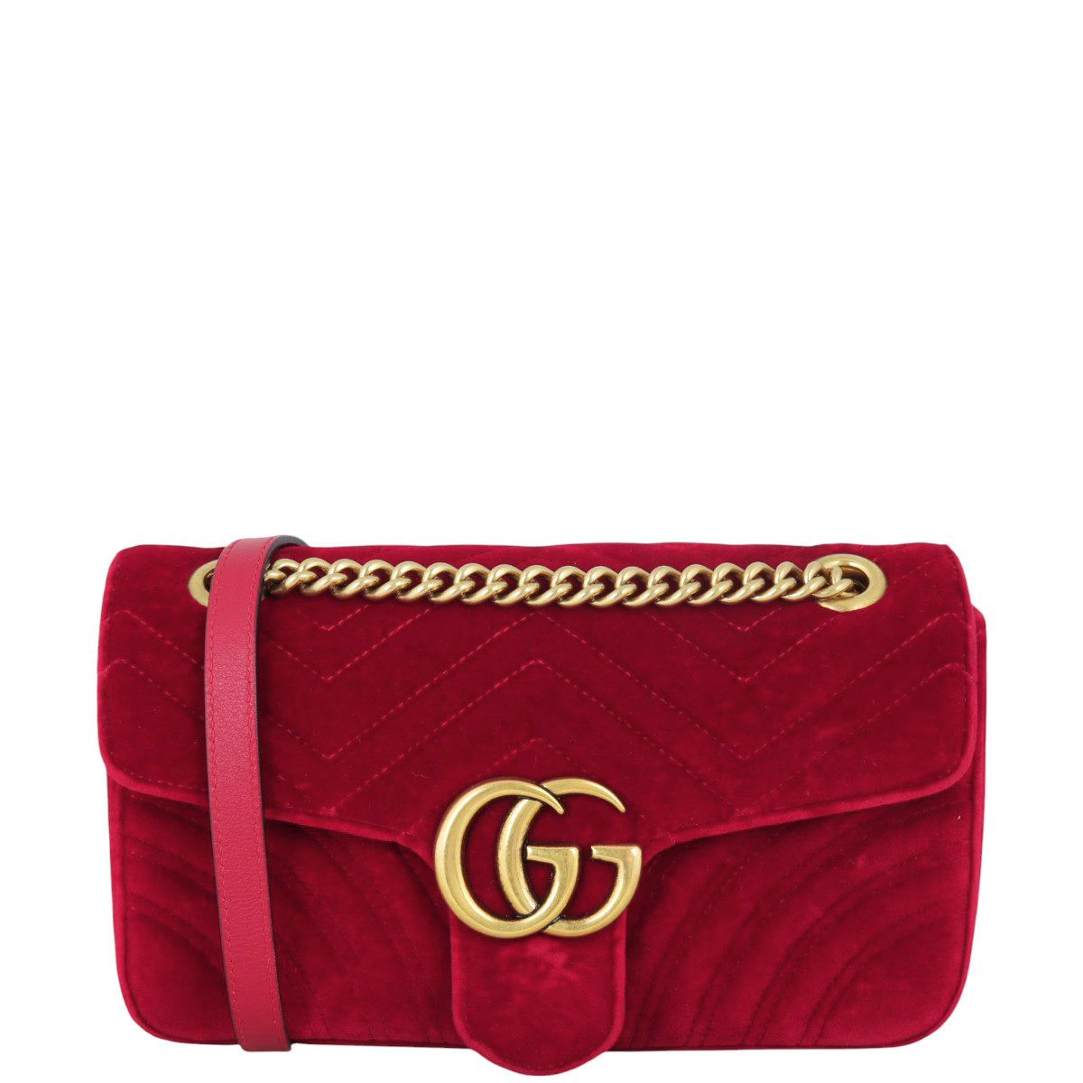 Gucci GG Marmont Velvet Small Shoulder Bag