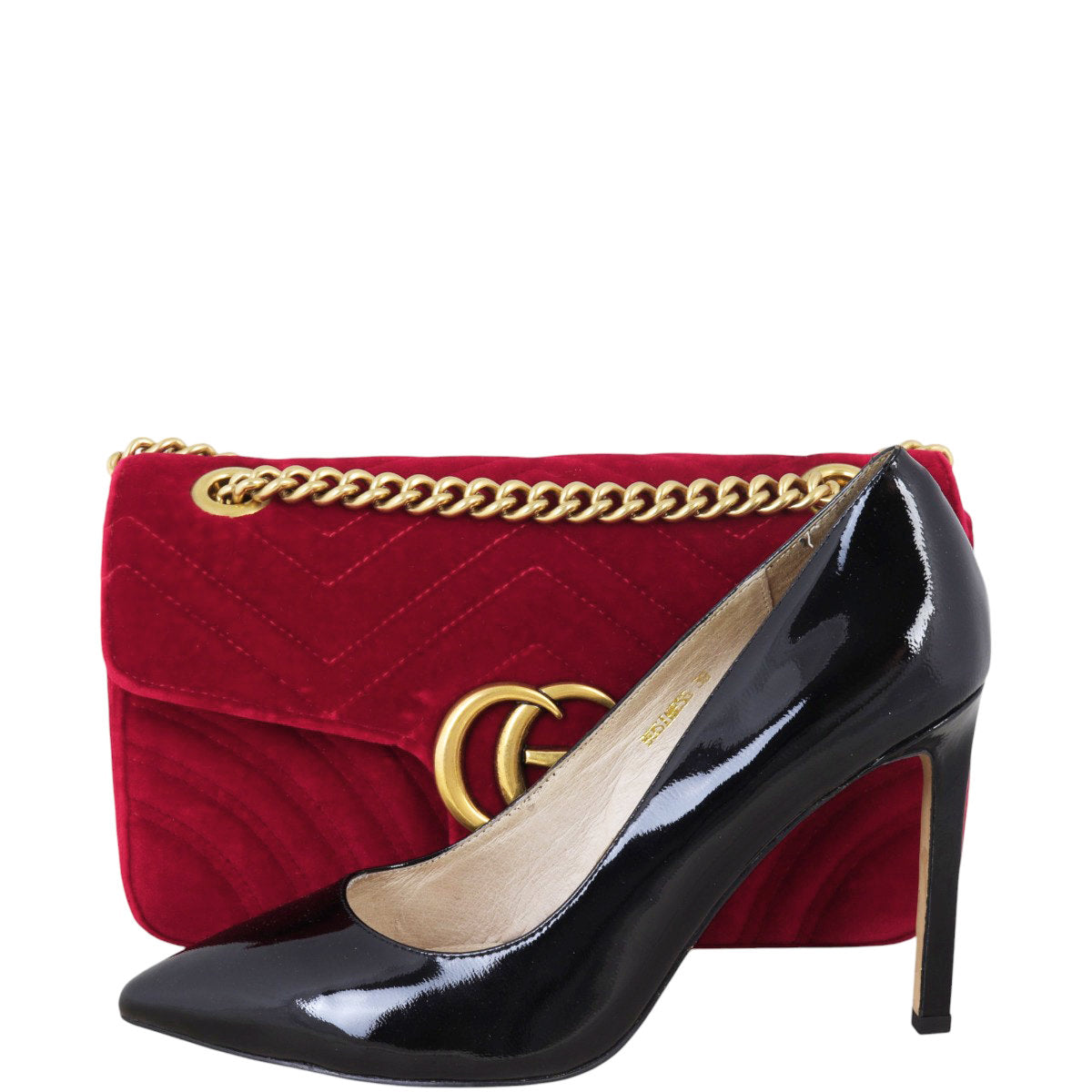 Gucci GG Marmont Velvet Small Shoulder Bag