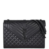 Saint Laurent Monogram Mix Matelasse Envelope Chain Bag Large