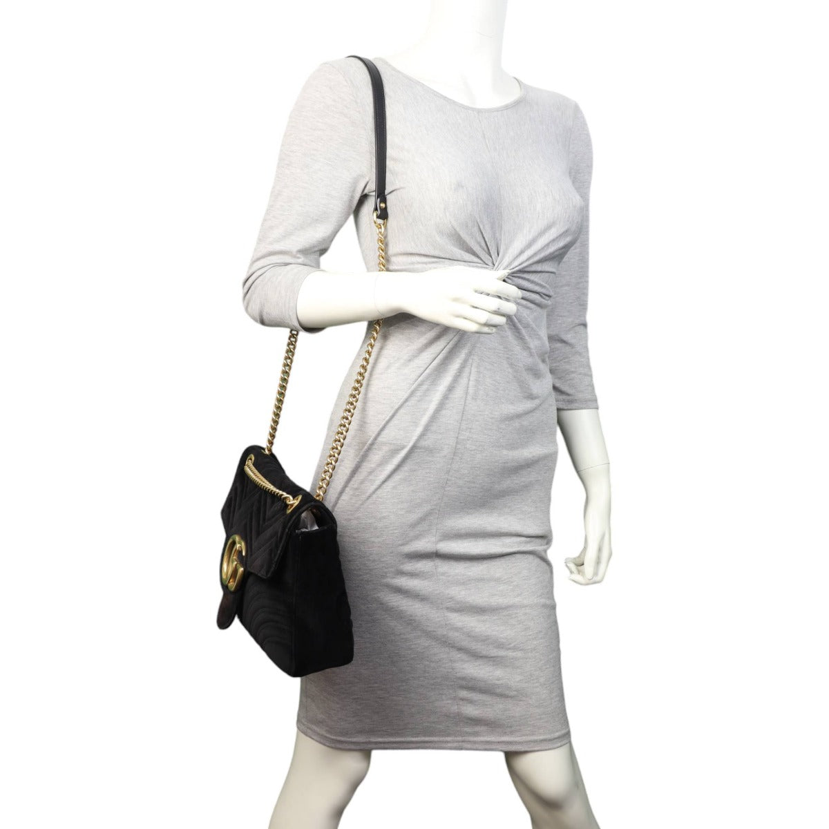 Gucci GG Marmont Velvet Medium Shoulder Bag