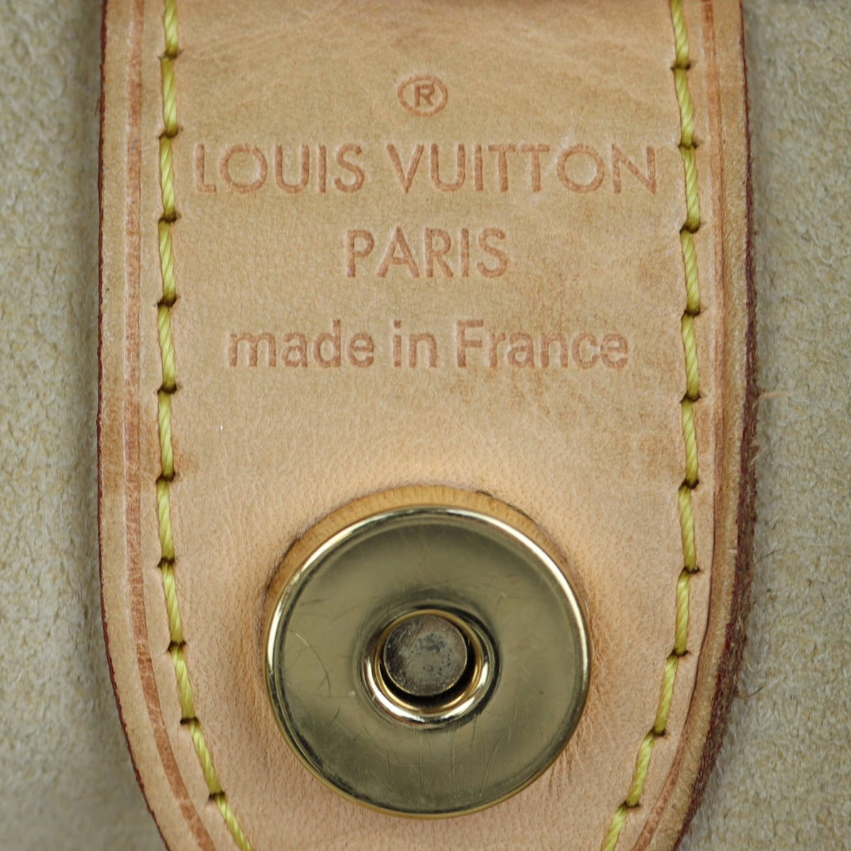 Louis Vuitton Galliera PM Damier Azur Interior Stamp
