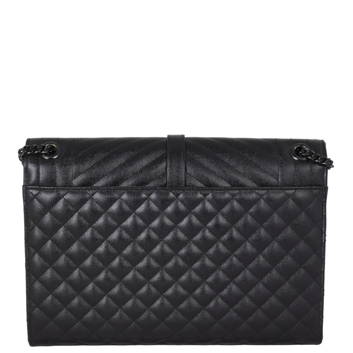Saint Laurent Monogram Mix Matelasse Envelope Chain Bag Large