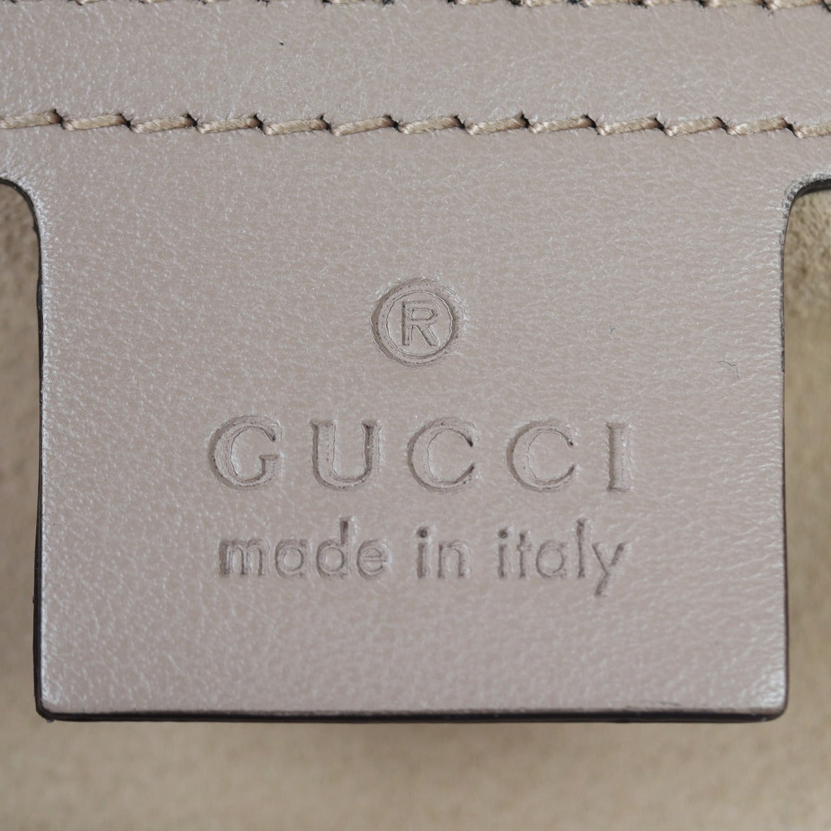 Gucci GG Marmont Matelasse Small Shoulder Bag Interior Stamp