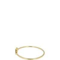 Tiffany & Co T Wire 18k Yellow Gold Diamond Bracelet