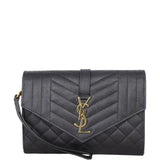 Saint Laurent Monogram Mix Matelasse Pouch