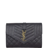 Saint Laurent Monogram Mix Matelasse Pouch