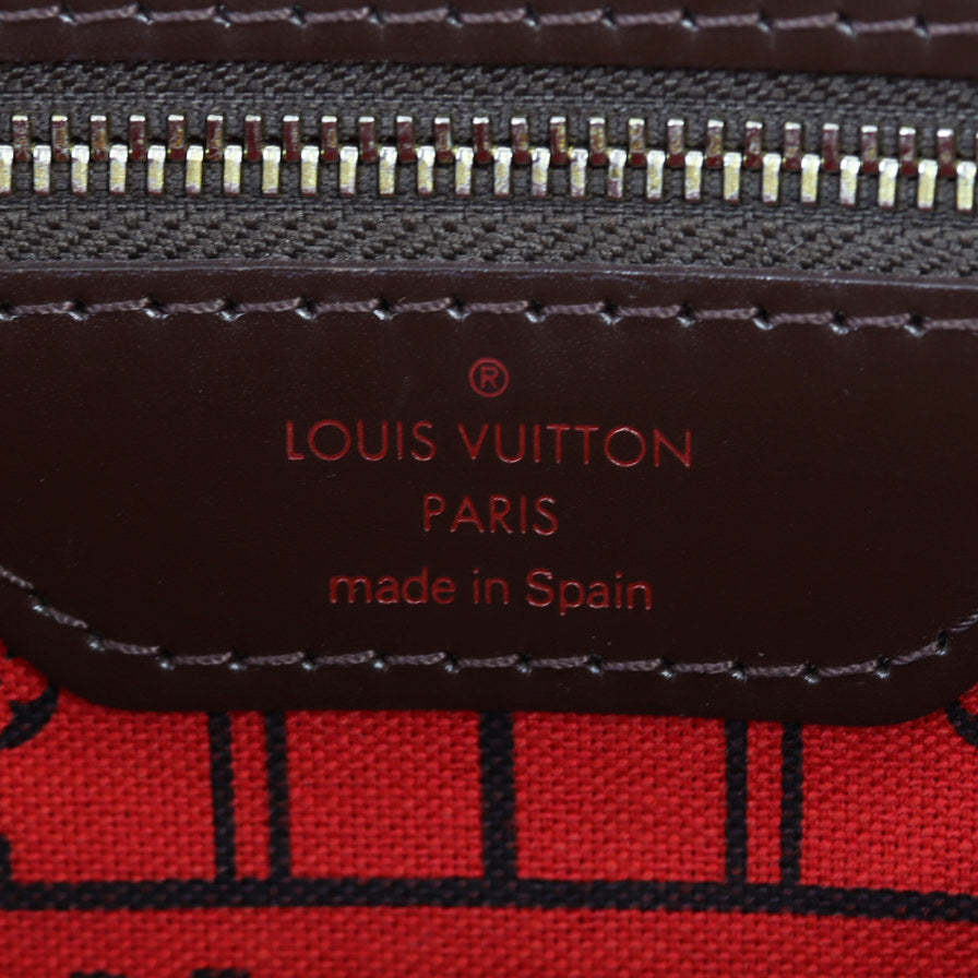 Louis Vuitton Neverfull MM Damier Ebene Interior Stamp