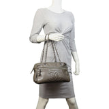 Chanel CC Front Zip Pocket Shoulder Bag