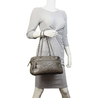 Chanel CC Front Zip Pocket Shoulder Bag