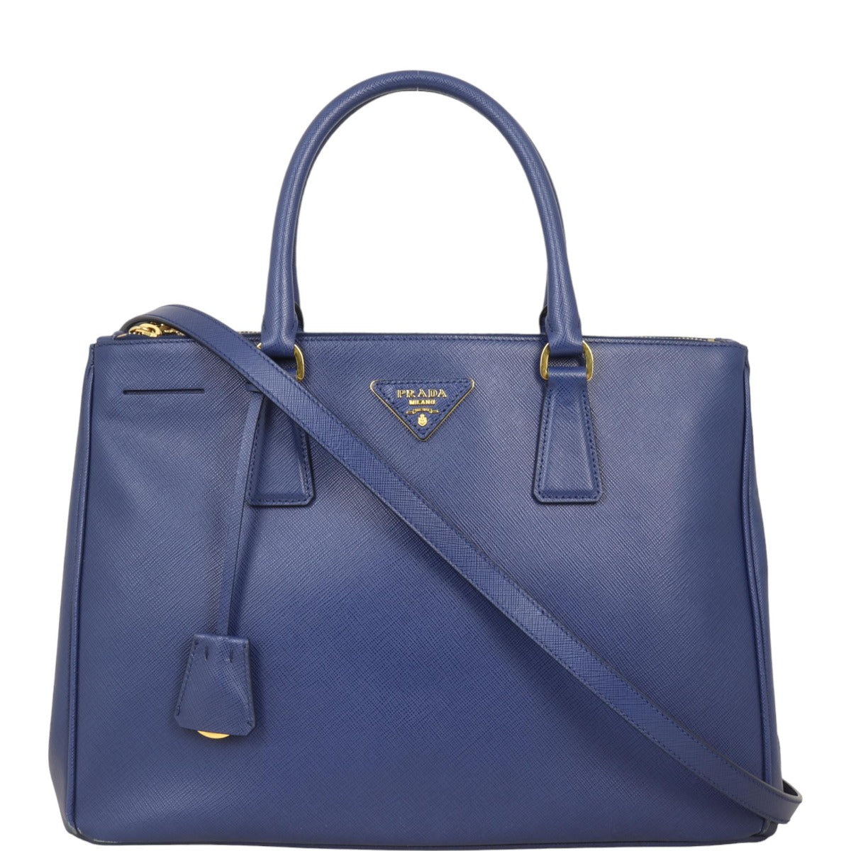 Prada Saffiano Lux Galleria Double Zip Tote Medium