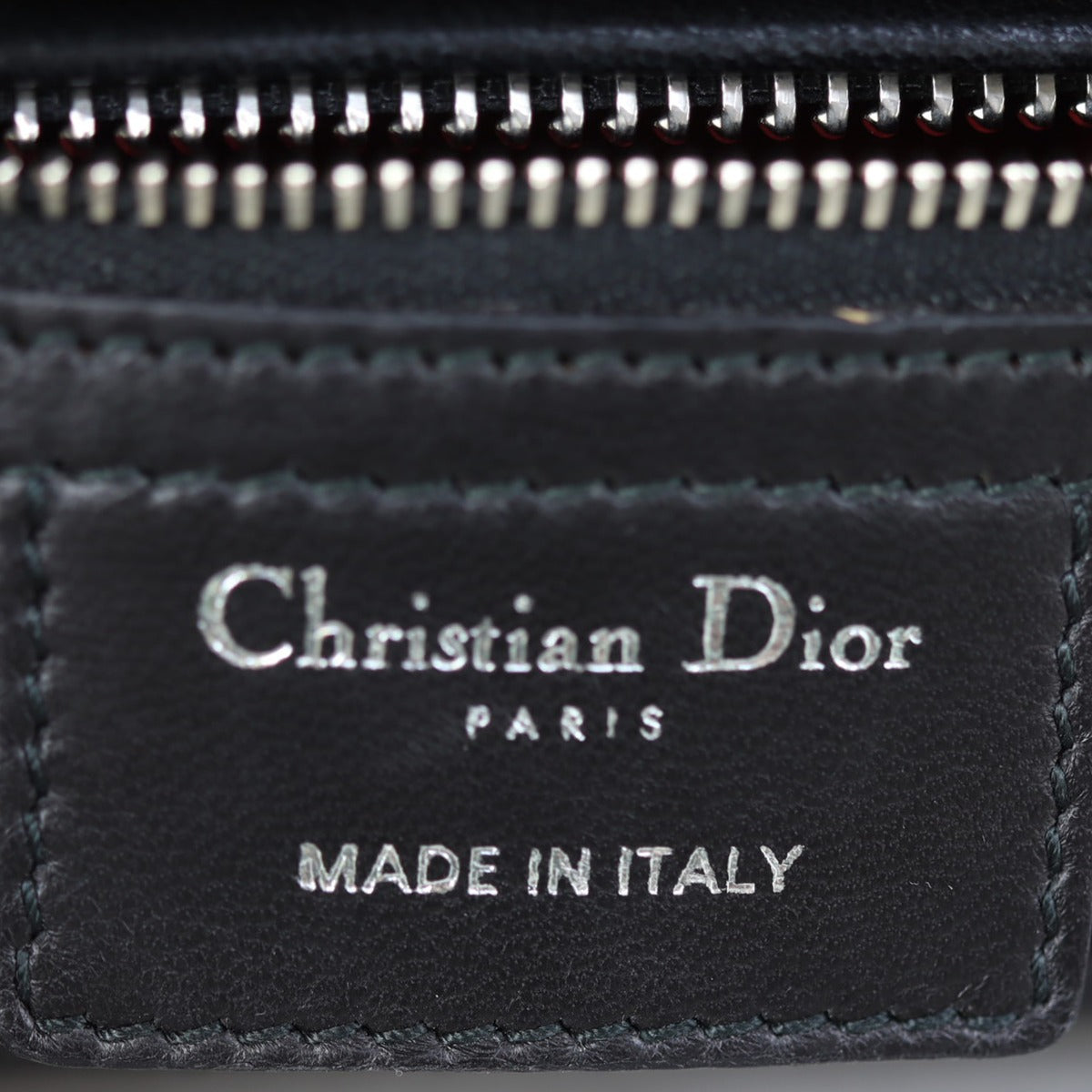 Dior Lady Dior Medium (2 x straps) Interior stamp