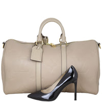 Louis Vuitton Keepall 45 Bandouliere Monogram Empreinte Giant