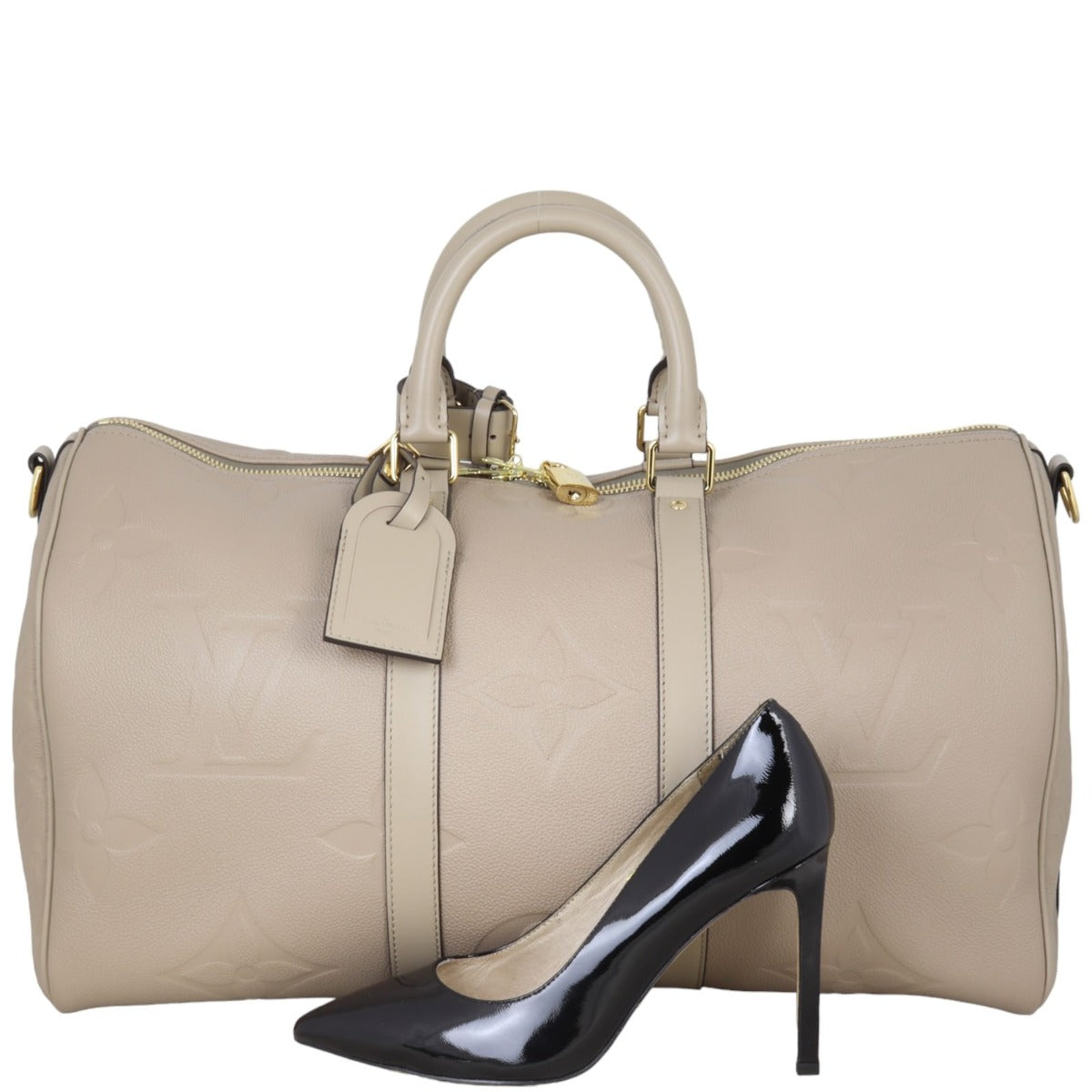 Louis Vuitton Keepall 45 Bandouliere Monogram Empreinte Giant