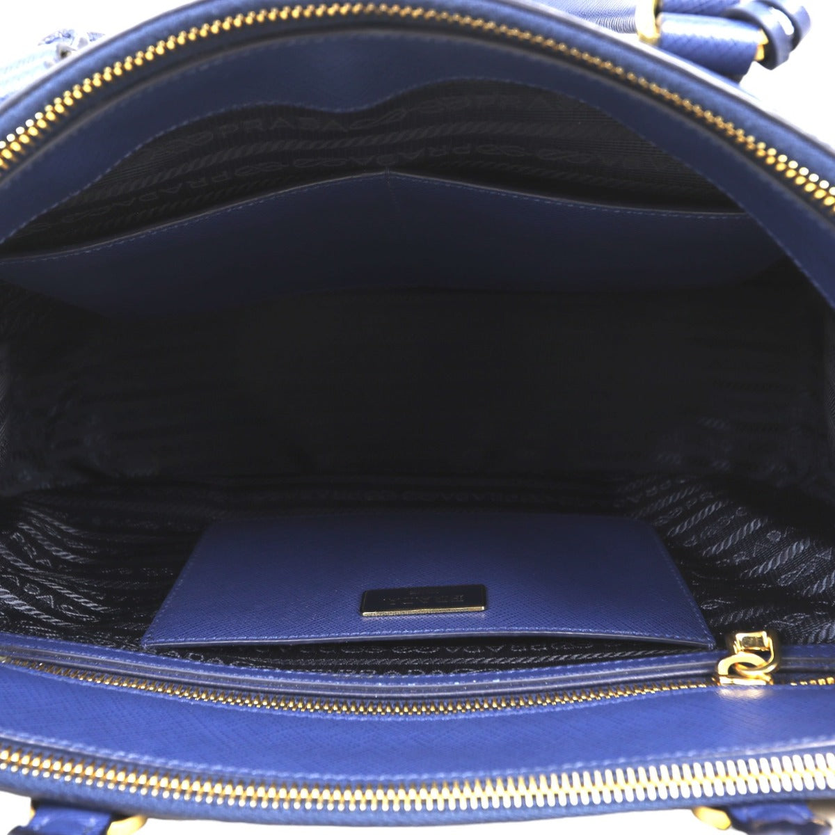 Prada Saffiano Lux Galleria Double Zip Tote Medium